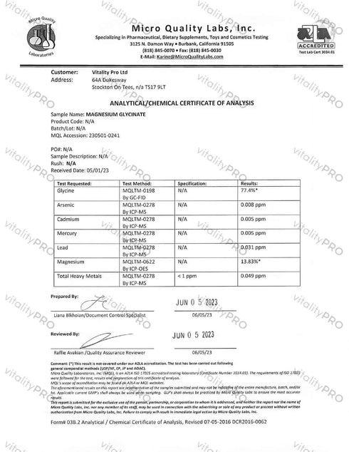 Magnesíum Glycinate